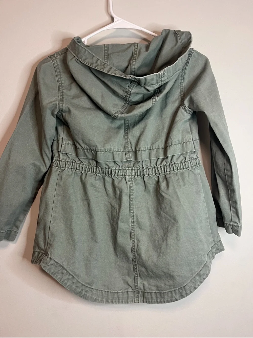 Old Navy Olive Green Utility Anorak Jacket medium 8 girls